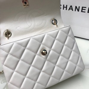 Chanel Quilted Trendy CC Bag 25cm AS92236 Gold Hardware Lambskin Leather Spring/Summer 2022 Collection - Image 7