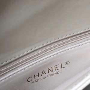 Chanel Quilted Trendy CC Bag 25cm AS92236 Gold Hardware Lambskin Leather Spring/Summer 2022 Collection - Image 9