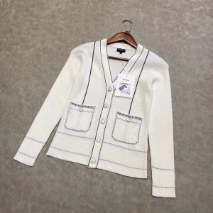 Chanel Rib Knit Cardigan Shirt Fall/Winter 2020 Collection - Image 3