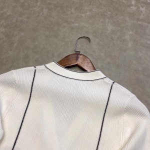 Chanel Rib Knit Cardigan Shirt Fall/Winter 2020 Collection - Image 7
