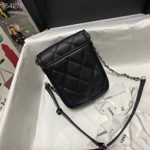 Chanel Round Flap Bag 18cm Grained Leather Spring/Summer 2021 Collection - Image 9