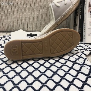 Chanel Shearling Fur Espadrille Mules Lambskin Leather Fall/Winter 2020 Collection - Image 8