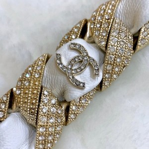 Chanel Shearling Fur Flap Bag 22cm Lambskin Leather Strass Metal Silver Hardware Cruise 2021 Seasonal Collection - Image 3