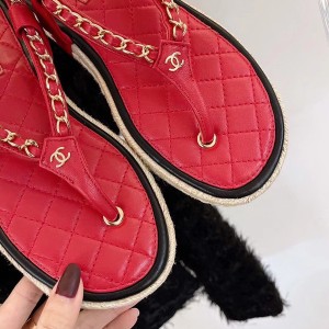 Chanel Strappy Espadrille Sandals Lambskin Leather Spring/Summer 2021 Collection - Image 7
