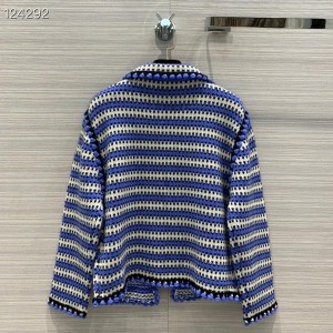 Chanel Stripe Women's Long Sleeved Cardigan Fall/Winter 2020 Collection - Image 7