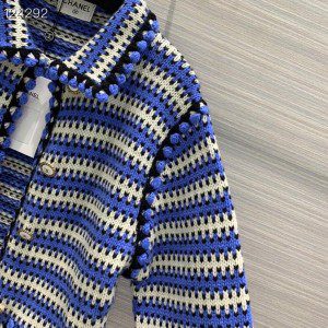 Chanel Stripe Women's Long Sleeved Cardigan Fall/Winter 2020 Collection - Image 8
