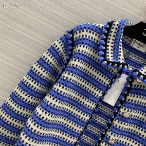 Chanel Stripe Women's Long Sleeved Cardigan Fall/Winter 2020 Collection - Image 9