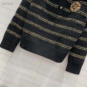 Chanel Stripe Women's Long Sleeved Sweater Fall/Winter 2020 Collection - Image 8