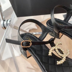 Chanel Thong Sandals Lambskin Leather Spring/Summer 2021 Collection - Image 5