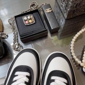 Chanel Trainer Sneakers Canvas/Lambskin Leather Spring/Summer 2021 Collection - Image 3