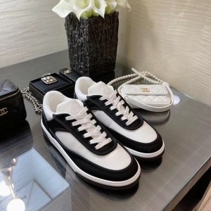 Chanel Trainer Sneakers Canvas/Lambskin Leather Spring/Summer 2021 Collection - Image 7