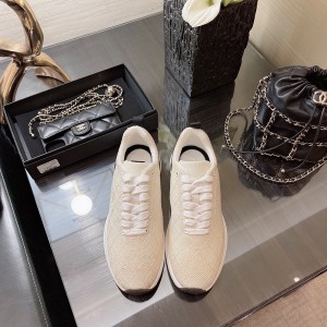 Chanel Trainer Sneakers Mesh/Lambskin Leather Spring/Sumer 2021 Collection - Image 3