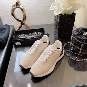 Chanel Trainer Sneakers Mesh/Lambskin Leather Spring/Sumer 2021 Collection - Image 6