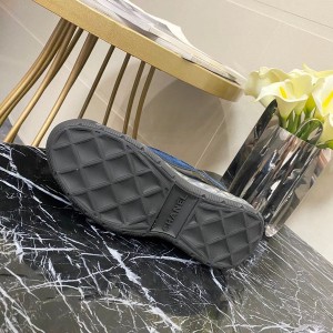 Chanel Transparent Sole Trainer Sneakers Velvet/Calfskin Leather Fall/Winter 2020 Collection - Image 6
