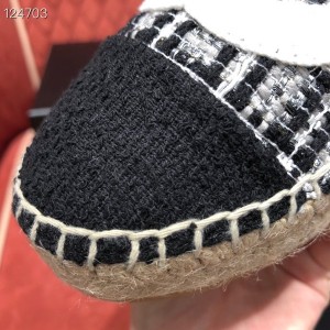 Chanel Tweed/Grosgrain Espadrilles Lambskin Leather Fall/Winter 2020 Collection - Image 5