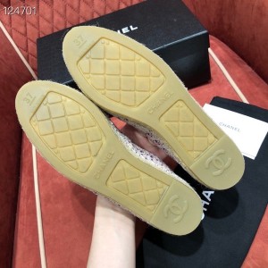 Chanel Tweed/Grosgrain Espadrilles Lambskin Leather Fall/Winter 2020 Collection - Image 7