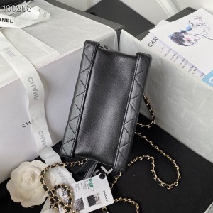 Chanel Vanity Case Bag 15cm AS3344 Calfskin Leather Fall/Winter 2022 Collection - Image 3
