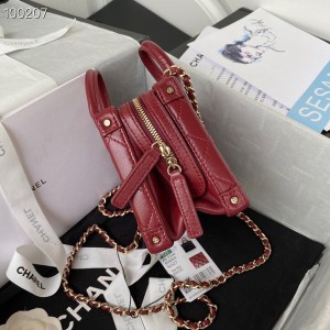 Chanel Vanity Case Bag 15cm AS3344 Calfskin Leather Fall/Winter 2022 Collection - Image 4