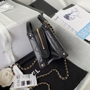 Chanel Vanity Case Bag 15cm AS3344 Calfskin Leather Fall/Winter 2022 Collection - Image 4