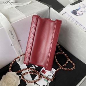 Chanel Vanity Case Bag 15cm AS3344 Calfskin Leather Fall/Winter 2022 Collection - Image 6