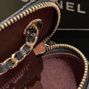 Chanel Vertical Vanity Bag 12cm Caviar Leather Gold Hardware Fall/Winter 2020 Collection - Image 7