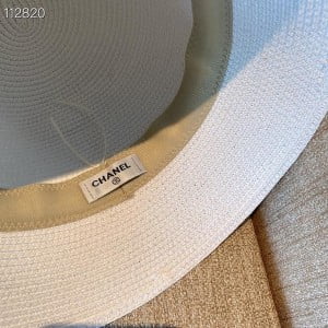 Chanel Vintage Wicker Straw Bucket Hat Spring/Summer 2020 Collection - Image 4