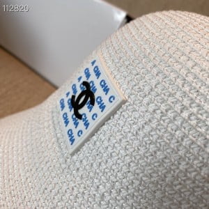Chanel Vintage Wicker Straw Bucket Hat Spring/Summer 2020 Collection - Image 5