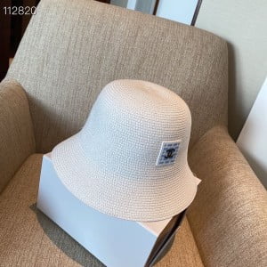 Chanel Vintage Wicker Straw Bucket Hat Spring/Summer 2020 Collection - Image 6