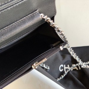 Chanel WOC Bag 20cm Caviar Leather Silver Hardware Spring/Summer 2020 Collection - Image 3