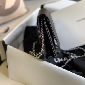 Chanel WOC Bag 20cm Caviar Leather Silver Hardware Spring/Summer 2020 Collection - Image 4