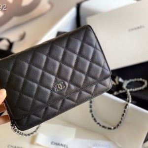 Chanel WOC Bag 20cm Caviar Leather Silver Hardware Spring/Summer 2020 Collection - Image 5