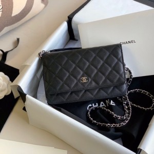 Chanel WOC Bag 20cm Caviar Leather Silver Hardware Spring/Summer 2020 Collection - Image 6