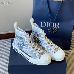 Christian Dior B23 Oblique High-Top Sneakers Spring/Summer 2022 Collection - Image 3