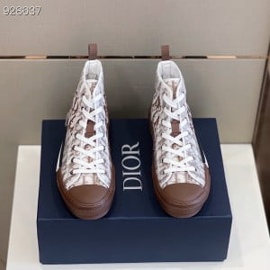 Christian Dior B23 Oblique High-Top Sneakers Spring/Summer 2022 Collection - Image 5