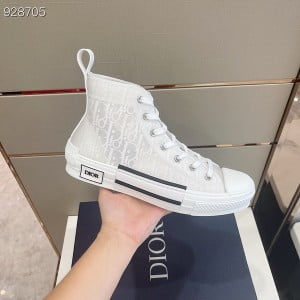 Christian Dior B23 Oblique High-Top Sneakers Spring/Summer 2022 Collection - Image 6