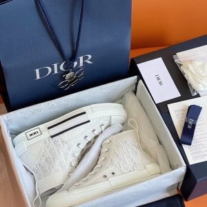 Christian Dior B23 Oblique High-Top Sneakers Spring/Summer 2022 Collection - Image 9