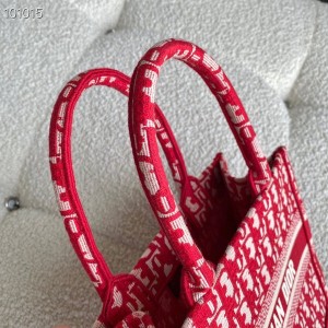 Christian Dior Book Tote Bag 25cm 1265 Oblique Embroidered Canvas Fall/Winter 2022 Collection - Image 6