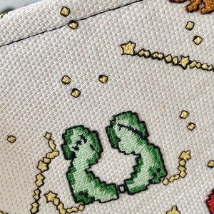 Christian Dior Book Tote Bag 25cm 1265 Pixel Zodiac Embroidery Canvas Fall/Winter 2022 Collection - Image 5