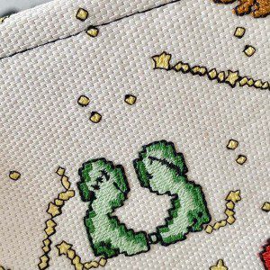 Christian Dior Book Tote Bag 25cm 1265 Pixel Zodiac Embroidery Canvas Fall/Winter 2022 Collection - Image 6