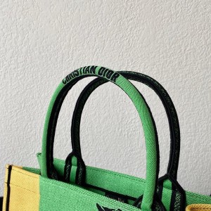 Christian Dior Book Tote Bag 36cm 1286 D-Jungle Pop Cheetah Embroidered Canvas Fall/Winter 2022 Collection - Image 5