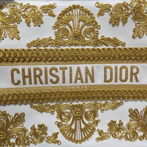 Christian Dior Book Tote Bag 36cm 1286 Maria Grazia Chiuri Embroidered Canvas Fall/Winter 2022 Collection - Image 4