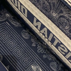 Christian Dior Book Tote Bag 36cm 1286 Toile de Jouy Zodiac Embroidery Canvas Fall/Winter 2022 Collection - Image 9