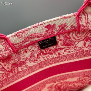 Christian Dior Book Tote Bag 36cm 1296 Chinese New Year Toile De Jouy Embroidered Canvas Fall/Winter 2022 Collection - Image 8