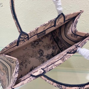 Christian Dior Book Tote Bag 36cm M1296 Dior Jardin Botanique Embroidery Canvas Fall/Winter 2022 Collection - Image 8