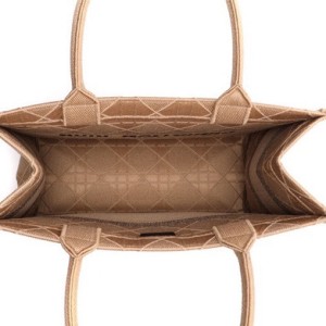Christian Dior Book Tote Bag 36cm M1296 Natural Cannage Raffia Spring/Summer 2022 Collection - Image 8