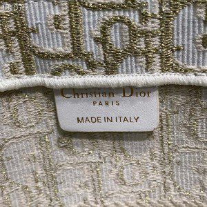 Christian Dior Book Tote Bag 36cm M1296 Oblique Embroidered Canvas Fall/Winter 2022 Collection - Image 9