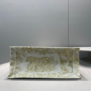 Christian Dior Book Tote Bag 36cm M1296 Toile De Jouy Embroidery Canvas Fall/Winter 2022 Collection - Image 7