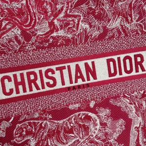 Christian Dior Book Tote Bag 36cm M1296 Toile de Jouy Embroidery Canvas Fall/Winter 2022 Collection - Image 3