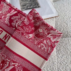Christian Dior Book Tote Bag 36cm M1296 Toile de Jouy Embroidery Canvas Fall/Winter 2022 Collection - Image 6