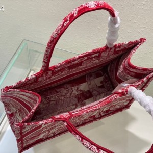 Christian Dior Book Tote Bag 36cm M1296 Toile de Jouy Embroidery Canvas Fall/Winter 2022 Collection - Image 7